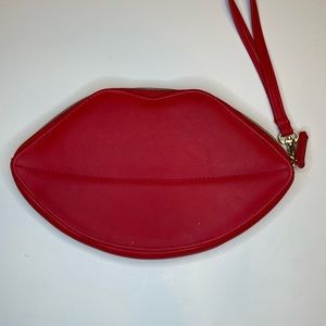 Jessica McClintock Lips Wristlet